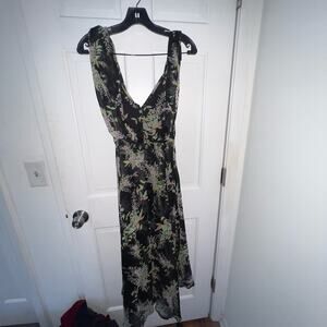 asos floral maxi dress size 6